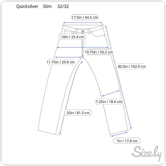 Quicksilver Slim Jeans 32/32 - Picture 5 of 5